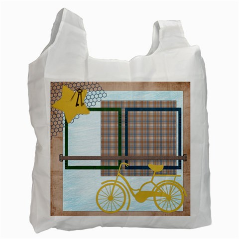 Bicycle Recycle Bag By Zornitza Front