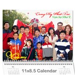 L?ch T?t 2013-2014 - Wall Calendar 11  x 8.5  (18 Months)