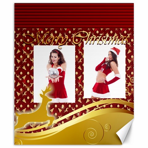 Christmas By Clince 8.15 x9.66  Canvas - 1