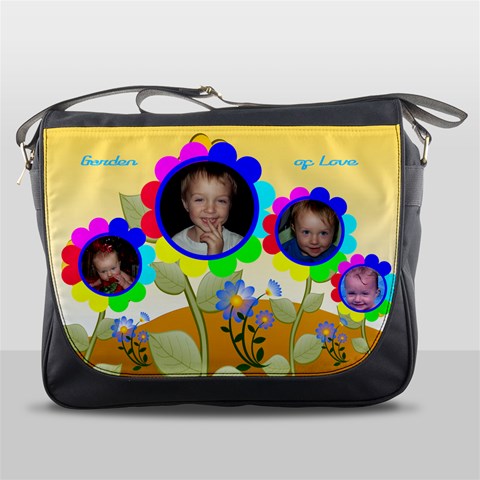Garden Of Love Messenger Bag By Joy Johns Front