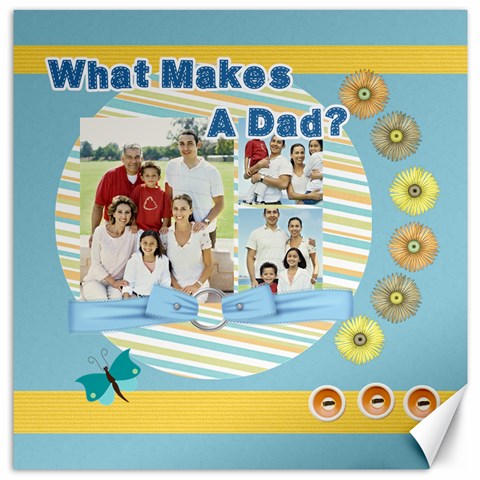 Father By Dad 15.2 x15.41  Canvas - 1