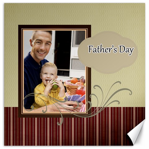 Father By Dad 11.4 x11.56  Canvas - 1
