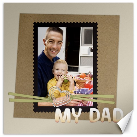 Father By Dad 15.2 x15.41  Canvas - 1