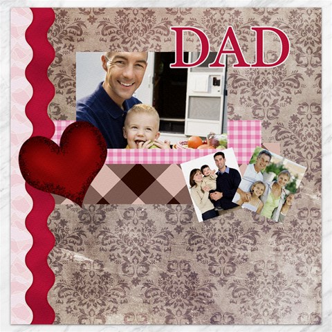 Father By Dad 11.4 x11.56  Canvas - 1