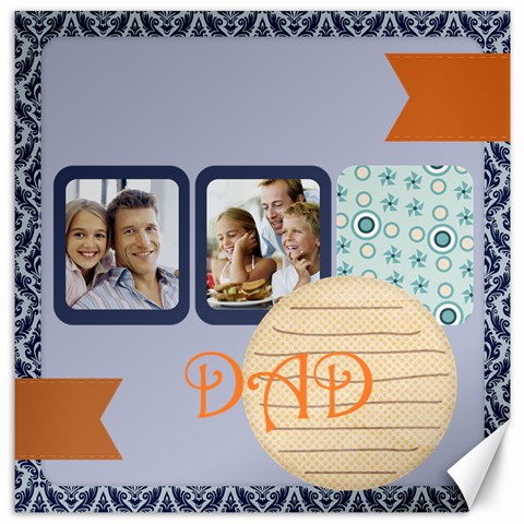 Father By Dad 15.2 x15.41  Canvas - 1