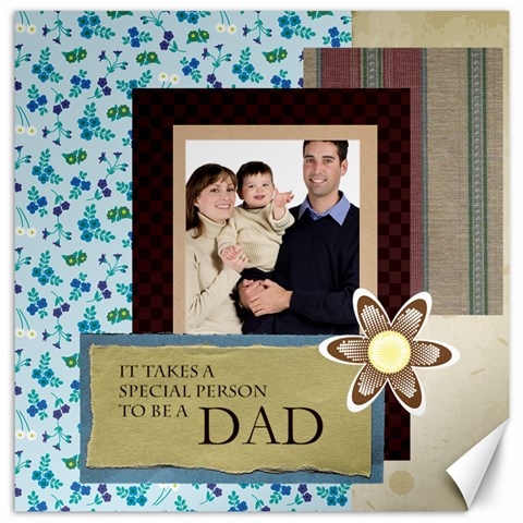 Father By Dad 15.2 x15.41  Canvas - 1