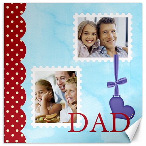 Father By Dad 11.4 x11.56  Canvas - 1