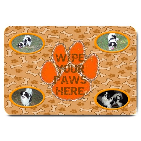 Large Doggie Door Mat By Joy Johns 30 x20  Door Mat