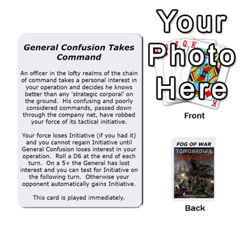 Queen Fog Of War Cards Front - HeartQ