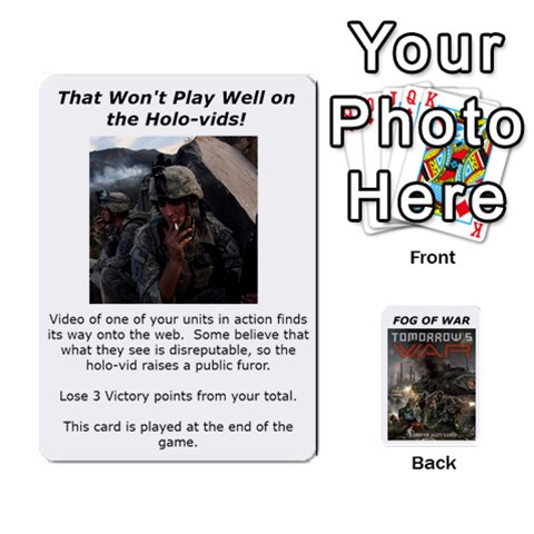 Queen Fog Of War Cards Front - SpadeQ