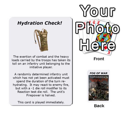 King Fog Of War Cards Front - HeartK