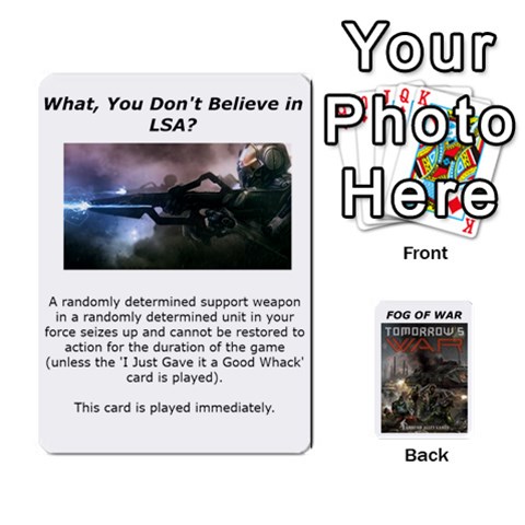 King Fog Of War Cards Front - DiamondK