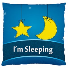 I m sleeping - Large Cushion Case (One Side)