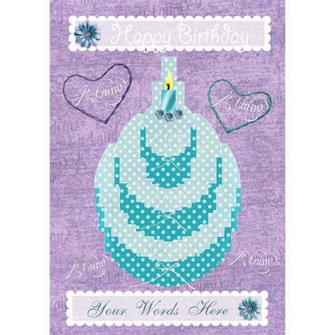 J taime Happy Birthday Card By Claire Mcallen Inside