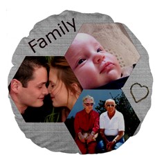 Family 18  Premium Round Cushion - Large 18  Premium Round Cushion 