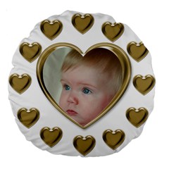 Hearts 18  Premium Round Cushion - Large 18  Premium Round Cushion 