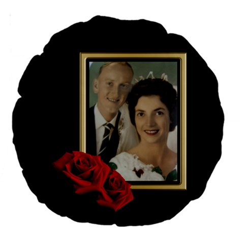 Our Celebration 18  Premium Round Cushion By Deborah Front