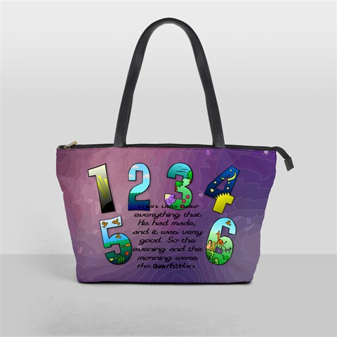 Story Of Creation Shoulder Handbag By Joy Johns Front