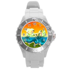 summer - Round Plastic Sport Watch (L)