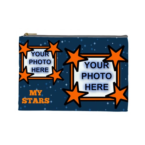 My Stars Large Cosmetic Bag By Joy Johns Front