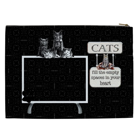 Love Cats Xxl Cosmetic Bag By Lil Back