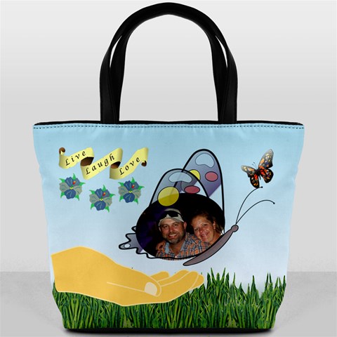 Butterfly Bucket Bag 4 By Joy Johns Back