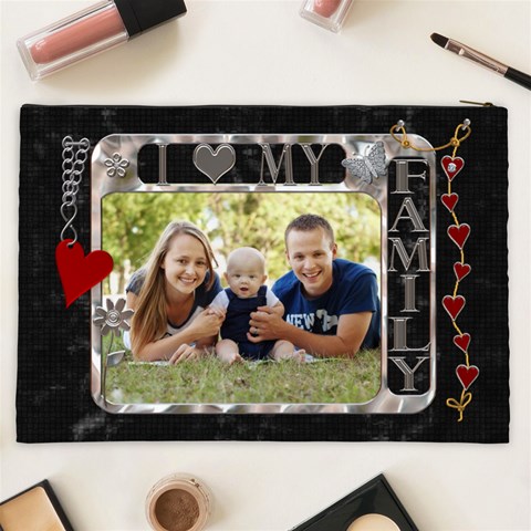 Love Family Xxl Cosmetic Bag By Lil Back