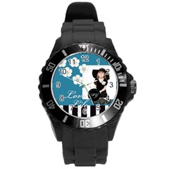 kids - Round Plastic Sport Watch (L)