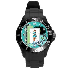 joy - Round Plastic Sport Watch (L)