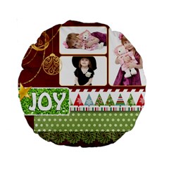 xmas - Standard 15  Premium Round Cushion 