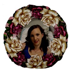 Pink Roses 18  Premium Round Cushion - Large 18  Premium Round Cushion 