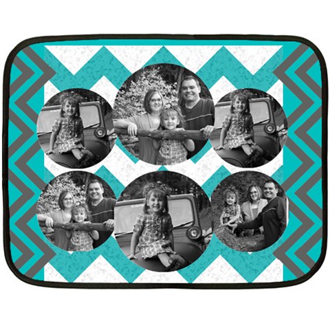 Chevron Mini Fleece Blanket By Amanda Bunn 35 x27  Blanket