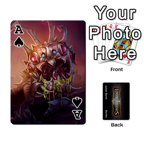 Ace Lol Front/back Cards By Max Curtis Front - SpadeA