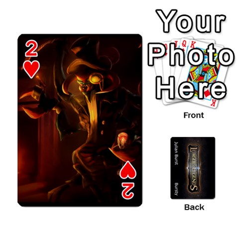 Lol Front/back Cards By Max Curtis Front - Heart2