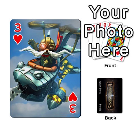 Lol Front/back Cards By Max Curtis Front - Heart3