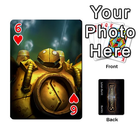 Lol Front/back Cards By Max Curtis Front - Heart6
