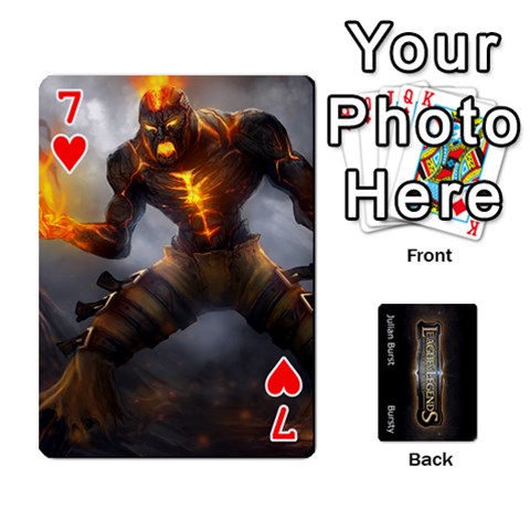 Lol Front/back Cards By Max Curtis Front - Heart7