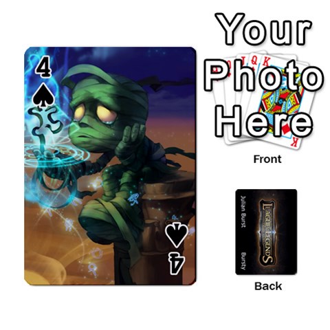 Lol Front/back Cards By Max Curtis Front - Spade4