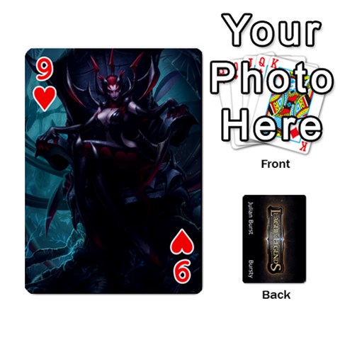 Lol Front/back Cards By Julian B Front - Heart9