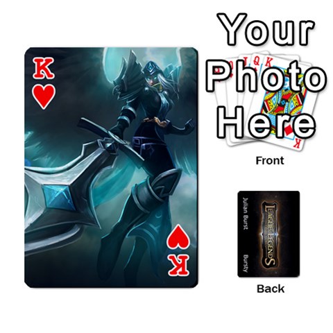 King Lol Front/back Cards By Julian B Front - HeartK