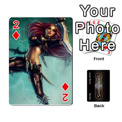 Lol Front/back Cards By Max Curtis Front - Diamond2