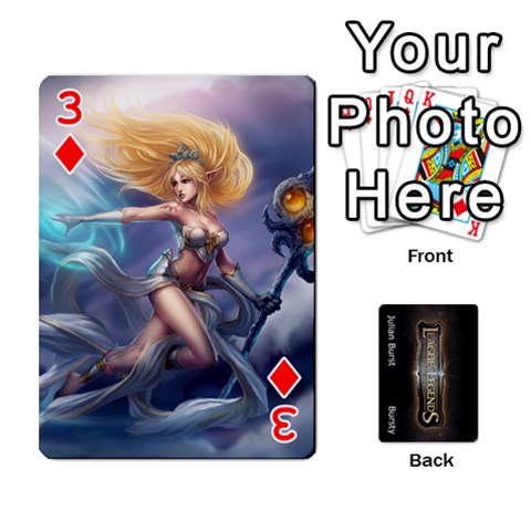 Lol Front/back Cards By Max Curtis Front - Diamond3