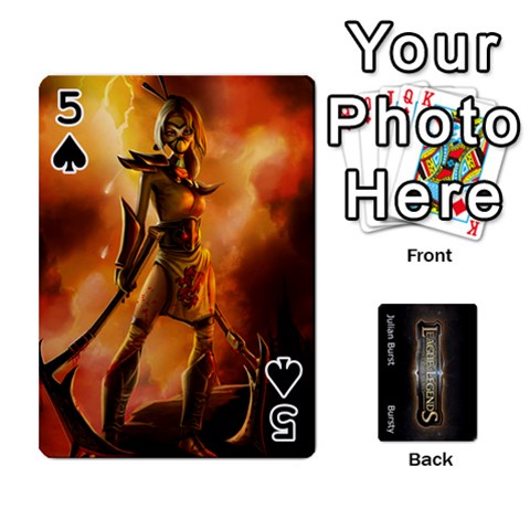 Lol Front/back Cards By Max Curtis Front - Spade5