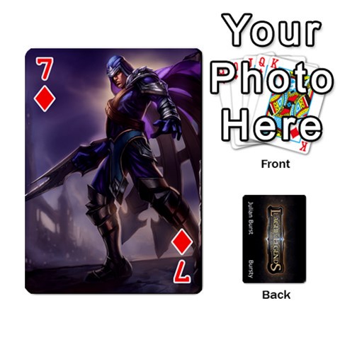 Lol Front/back Cards By Max Curtis Front - Diamond7