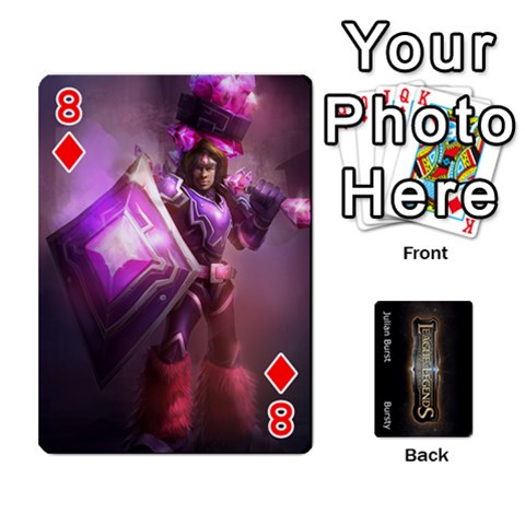 Lol Front/back Cards By Julian B Front - Diamond8
