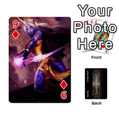 Lol Front/back Cards By Max Curtis Front - Diamond9