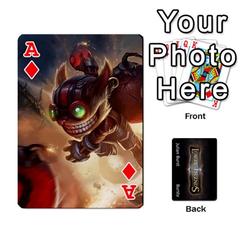 Ace Lol Front/back Cards By Max Curtis Front - DiamondA