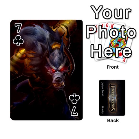 Lol Front/back Cards By Max Curtis Front - Club7