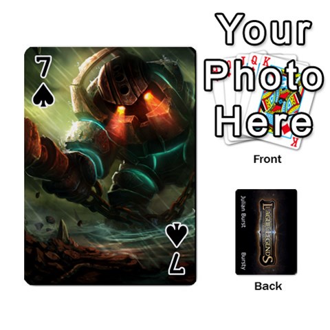 Lol Front/back Cards By Julian B Front - Spade7