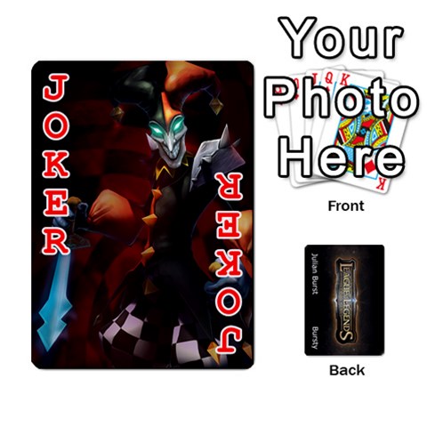 Lol Front/back Cards By Max Curtis Front - Joker2